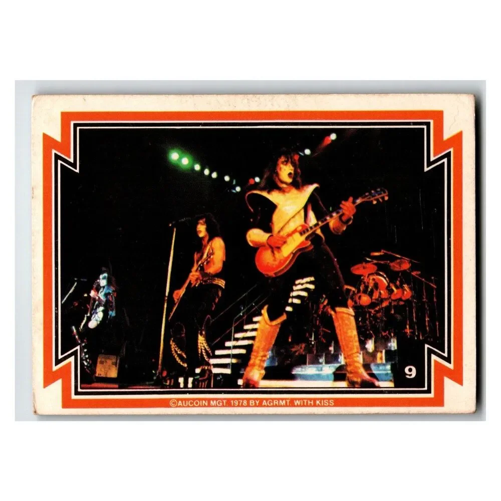 KISS Concert 1978 Vintage Music Trading Card #9 Aucoin MGT